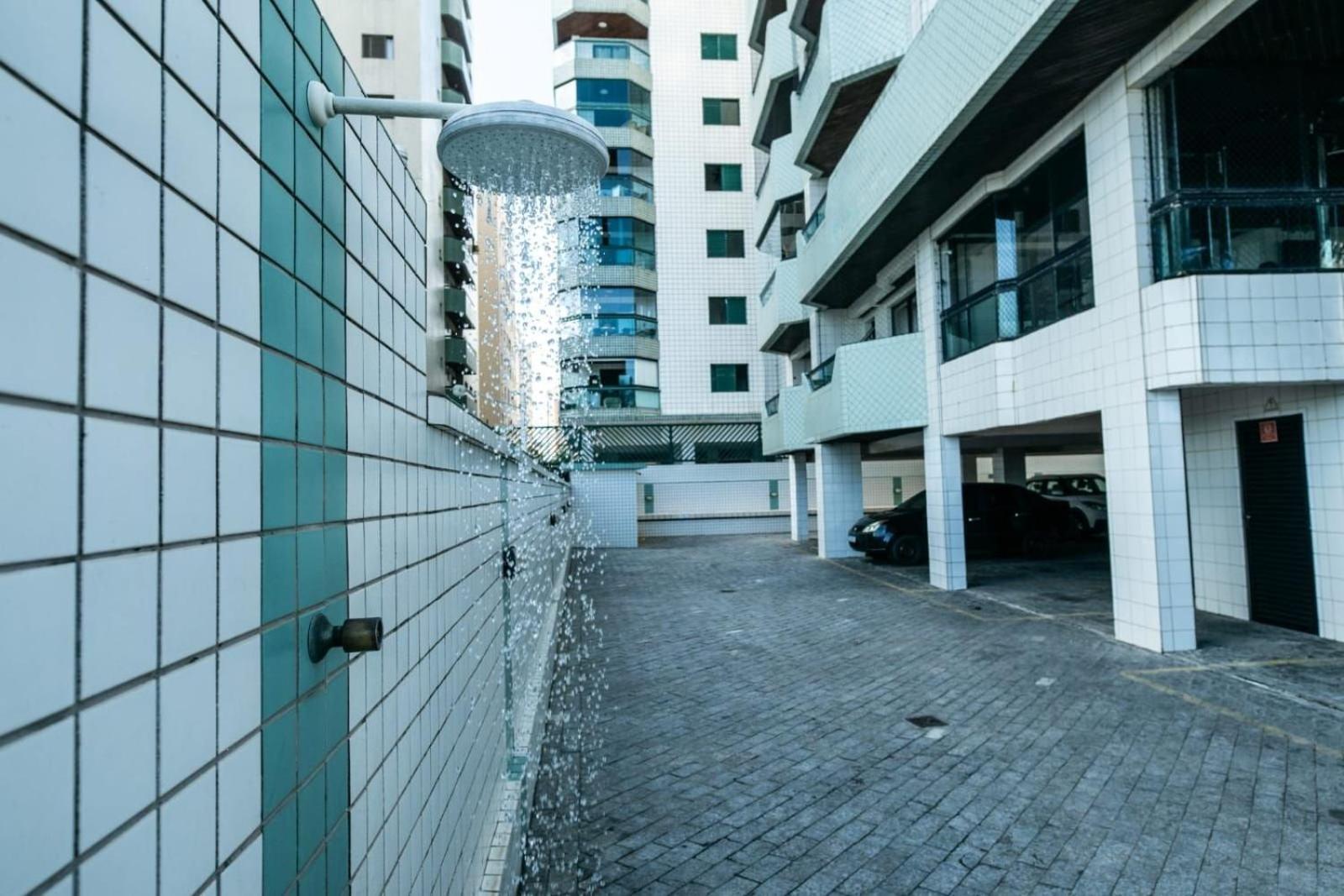 Beachfront Tupi: Ocean View with High-Speed Wi-Fi & Free Parking Praia Grande  Exterior photo
