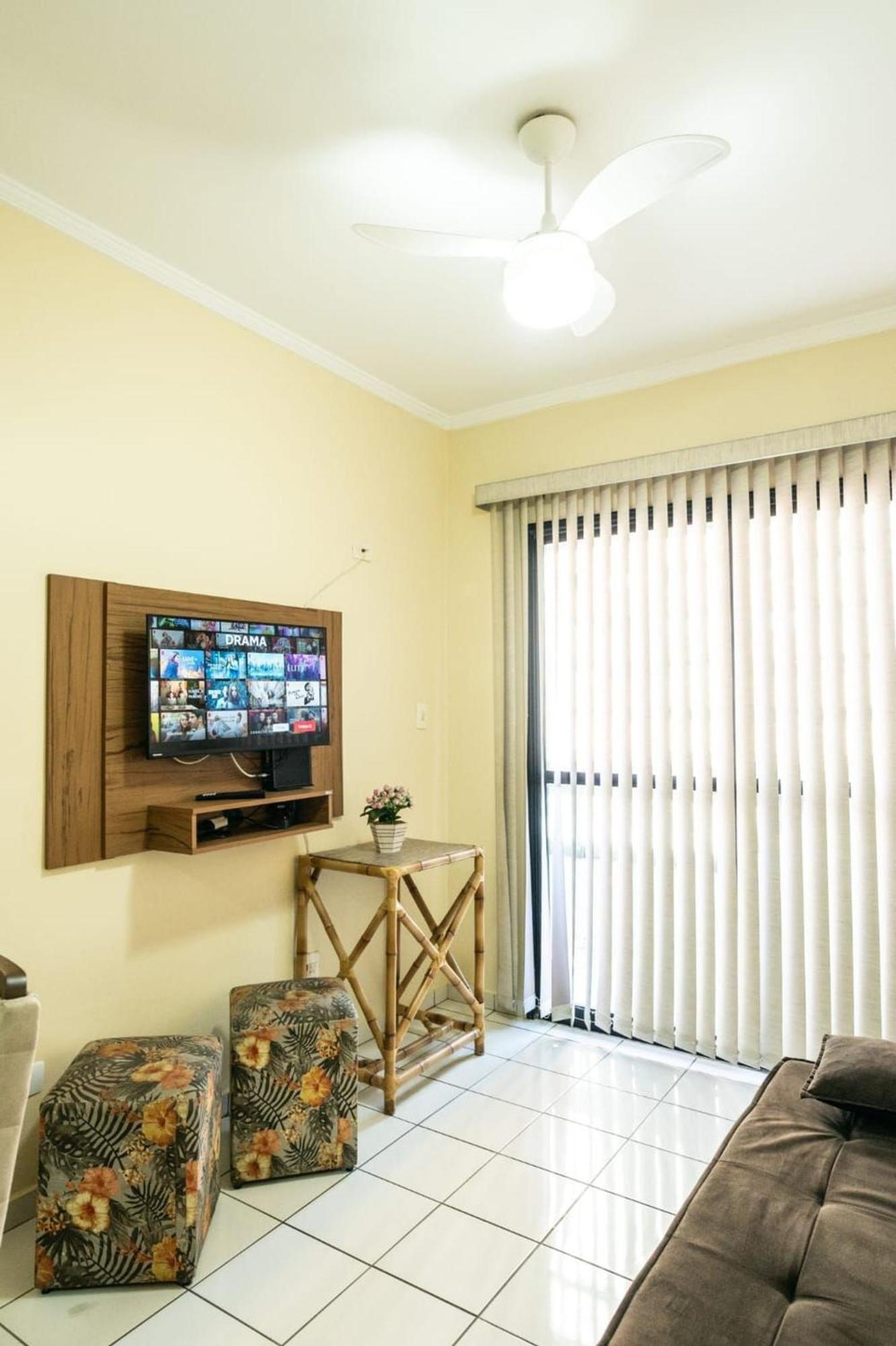 Beachfront Tupi: Ocean View with High-Speed Wi-Fi & Free Parking Praia Grande  Exterior photo