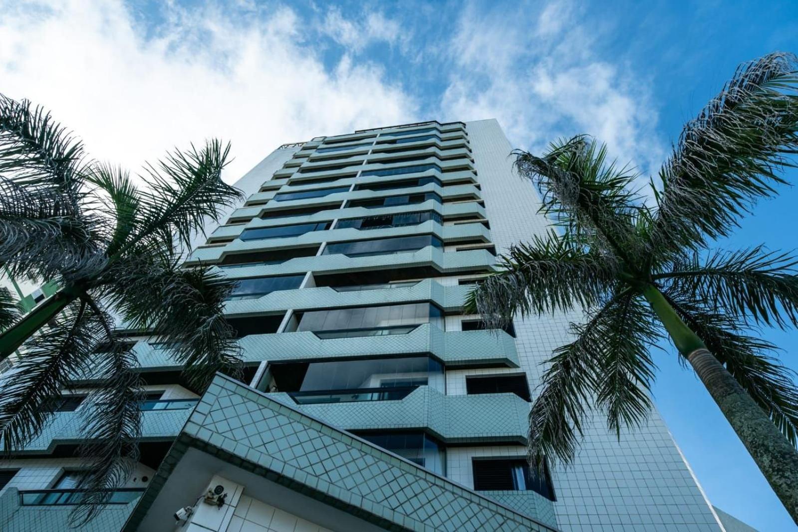 Beachfront Tupi: Ocean View with High-Speed Wi-Fi & Free Parking Praia Grande  Exterior photo