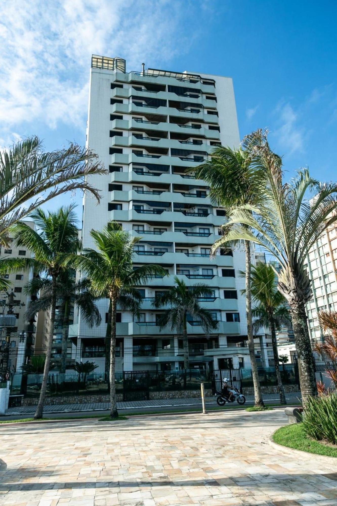 Beachfront Tupi: Ocean View with High-Speed Wi-Fi & Free Parking Praia Grande  Exterior photo