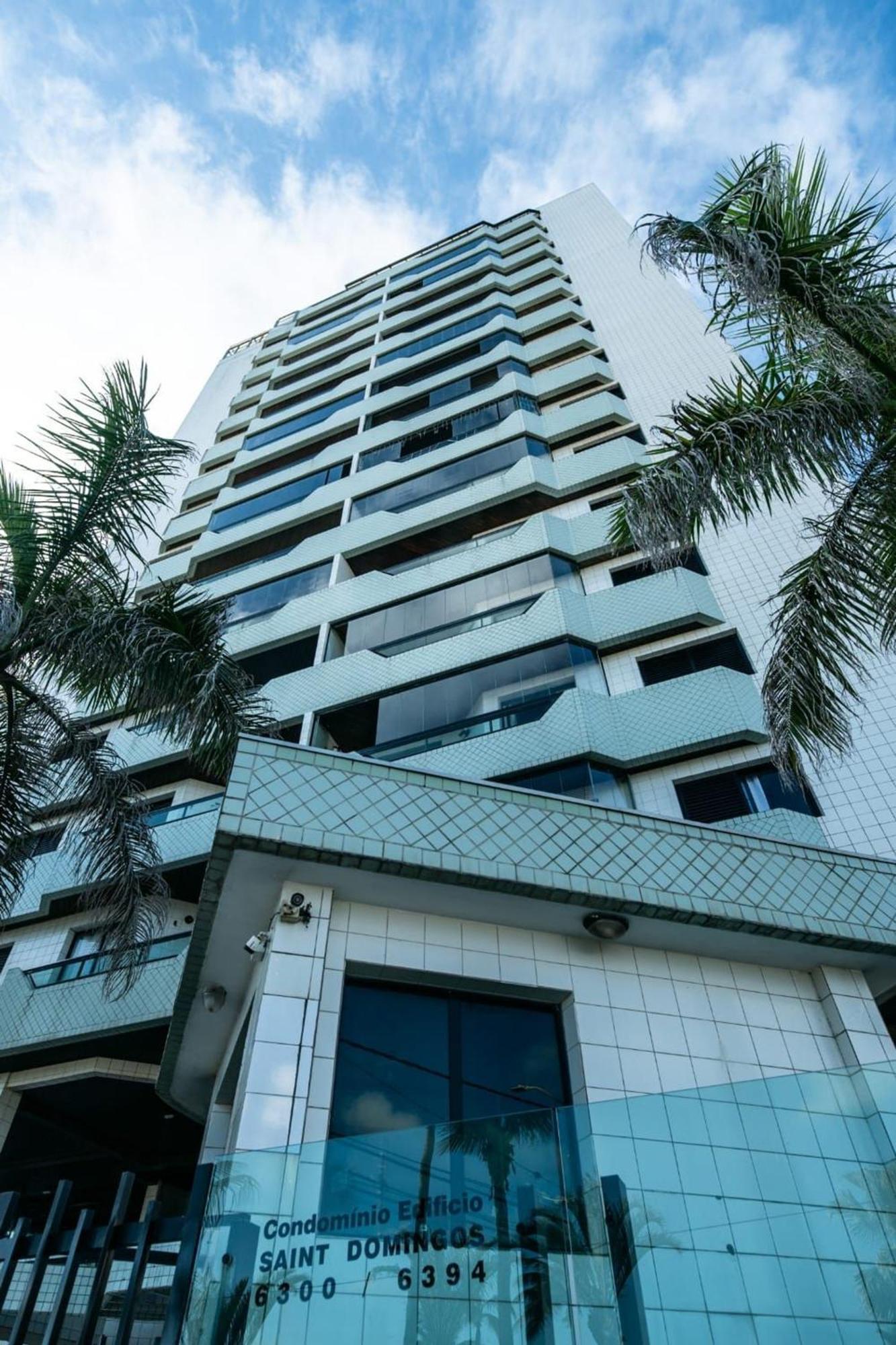 Beachfront Tupi: Ocean View with High-Speed Wi-Fi & Free Parking Praia Grande  Exterior photo